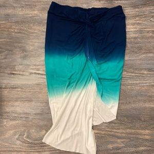 Young fabulous & broke wrap skirt